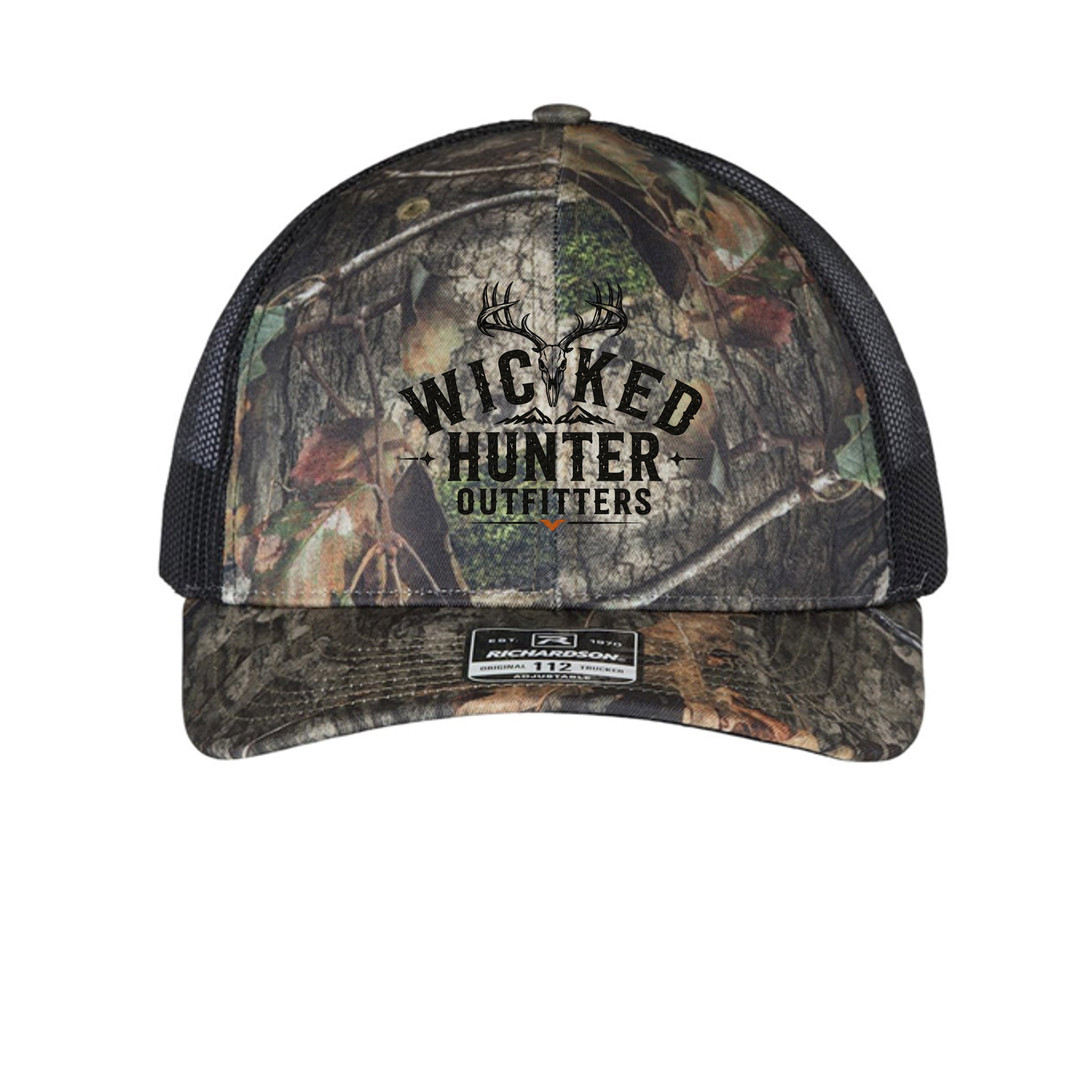 Mossy Oak Country DNA/ Black - 112P - FRONT