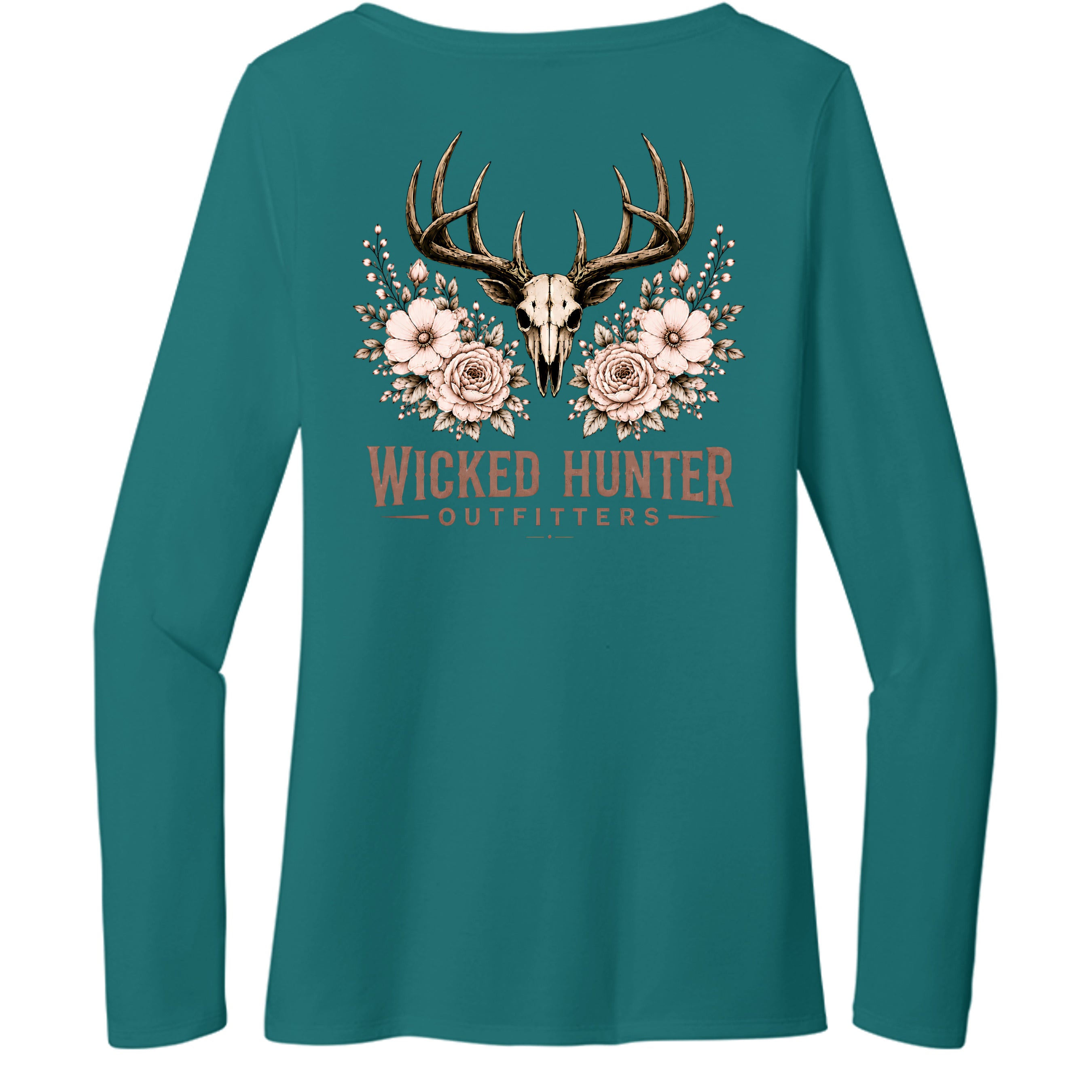 Heathered Teal - DT135 - BACK