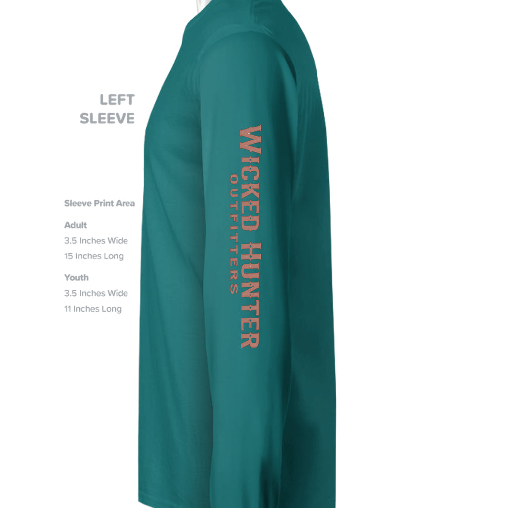 Heathered Teal - DT135 - SLEEVE_LEFT