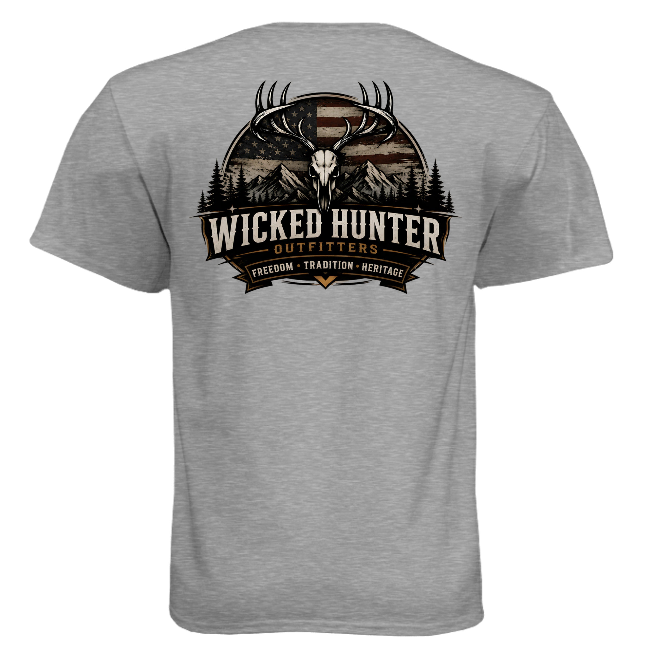 Dark Heather Grey (60/40) - N6210 - BACK