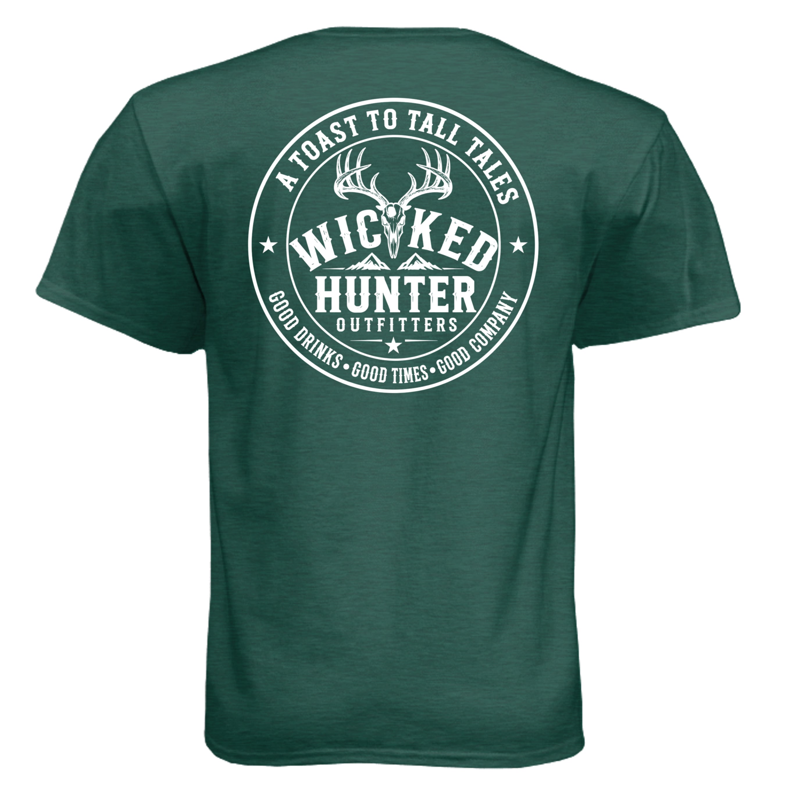 Heather Forest Green - N6210 - BACK