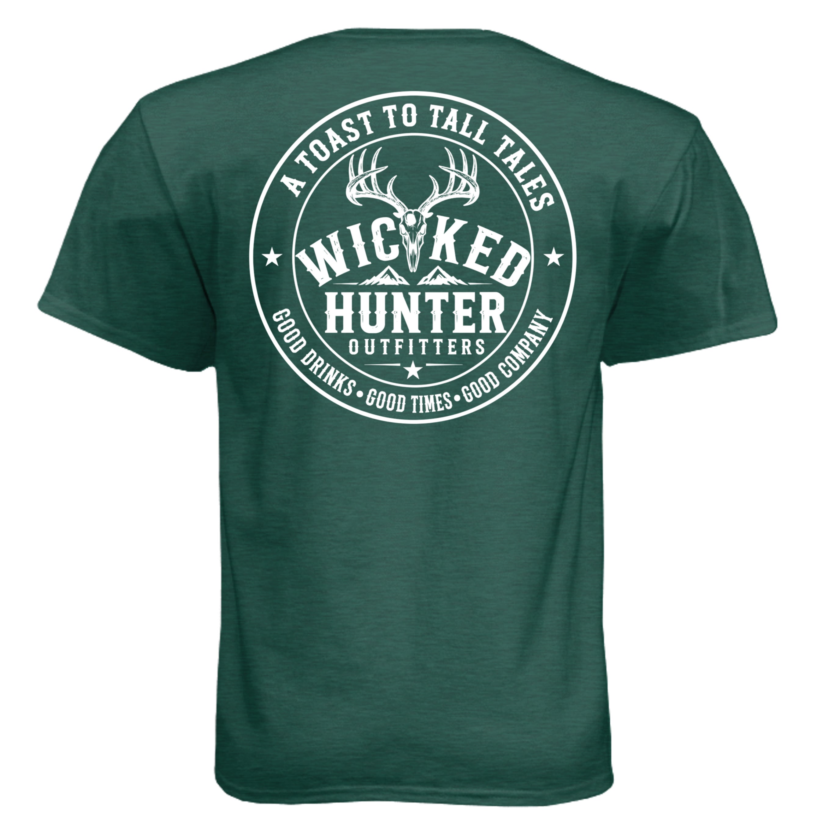 Heather Forest Green - N6210 - BACK